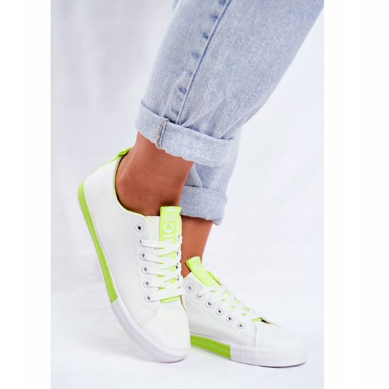 PS1 Zapatos deportivos Classic Green Ville para mujer blanco verde 1