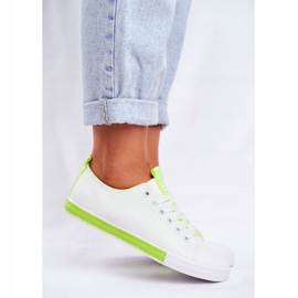 PS1 Zapatos deportivos Classic Green Ville para mujer blanco verde 3