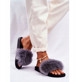 PS1 Pantuflas de Mujer con Piel Gris Belmondo 2