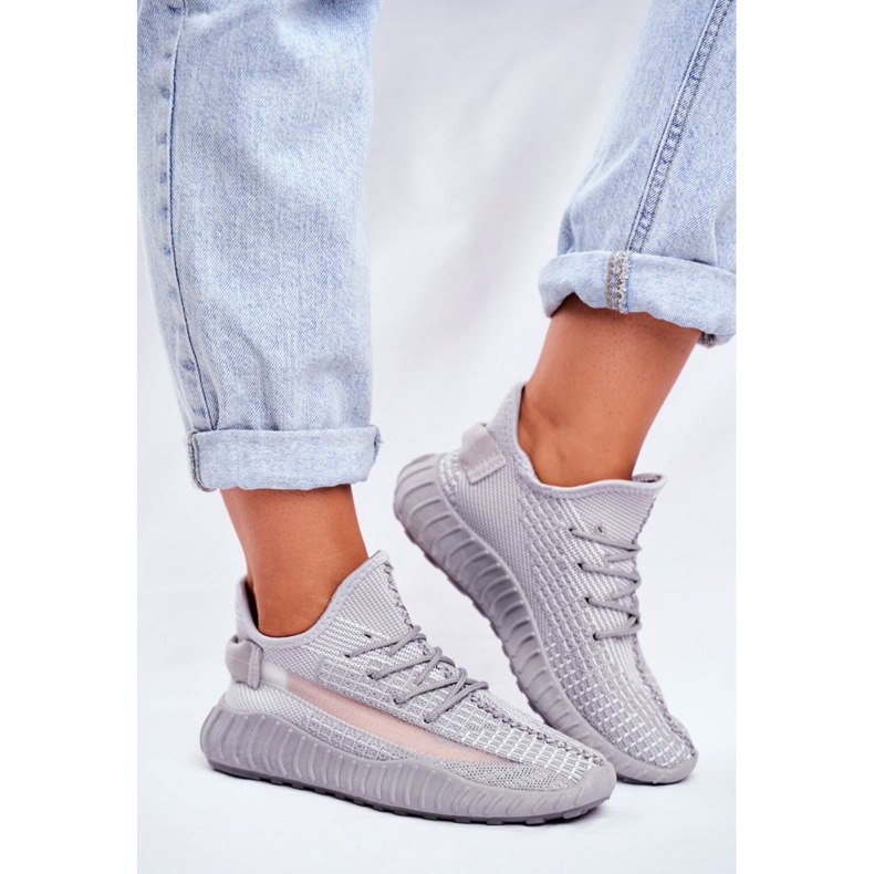 Calzado deportivo para mujer, gris claro y aireado Lumiere 2