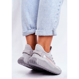 Calzado deportivo para mujer, gris claro y aireado Lumiere 3