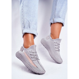 Calzado deportivo para mujer, gris claro y aireado Lumiere 4