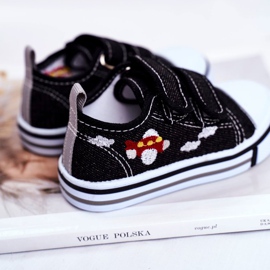 Le Scarpe Deportivas negras para niños con velcro Nimalo negro 3