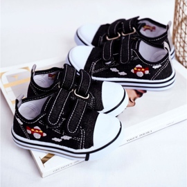 Le Scarpe Deportivas negras para niños con velcro Nimalo negro 4