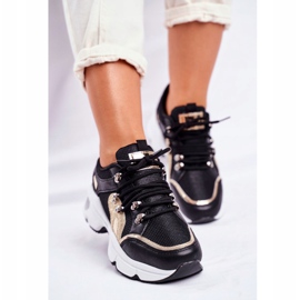 SEA Zapatos Deportivos Mujer Negro Dorado Beijing amarillo 5