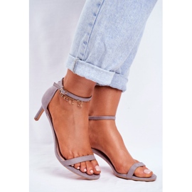 PS1 Sandalias De Mujer Con Tacón Alto Clásico Gris Mintore 1 PS1 Sandalias De Mujer Con Tacón Alto Clásico Gris Mintore 1