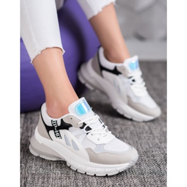 Weide Zapatillas deportivas blanco negro gris 5
