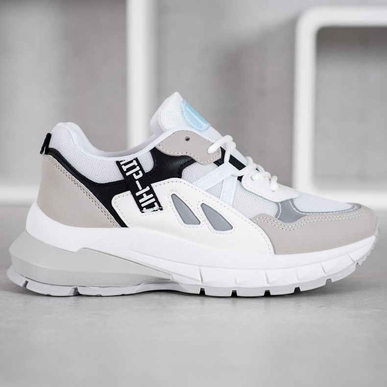 Weide Zapatillas deportivas blanco negro gris 2