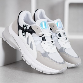 Weide Zapatillas deportivas blanco negro gris 4