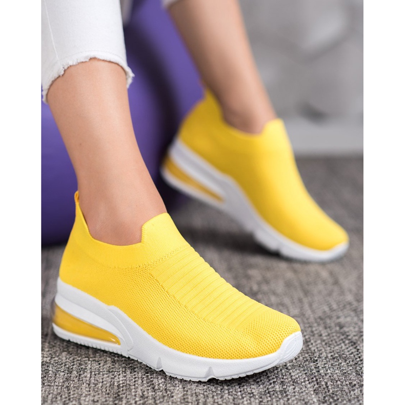 SHELOVET Zapatillas Amarillas amarillo 2