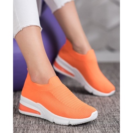 SHELOVET Zapatillas Naranja 4