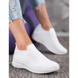 SHELOVET Zapatos sin cordones textiles blanco 1 SHELOVET Zapatos sin cordones textiles blanco 1