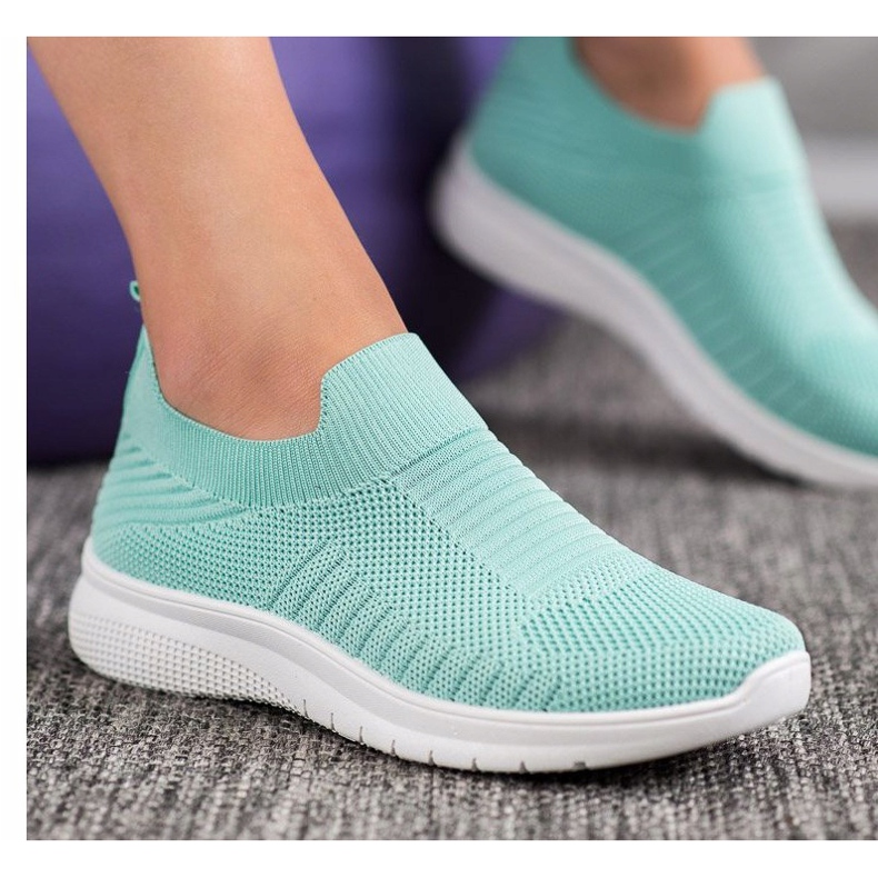 SHELOVET Zapatos sin cordones textiles multicolor verde 1 SHELOVET Zapatos sin cordones textiles multicolor verde 1