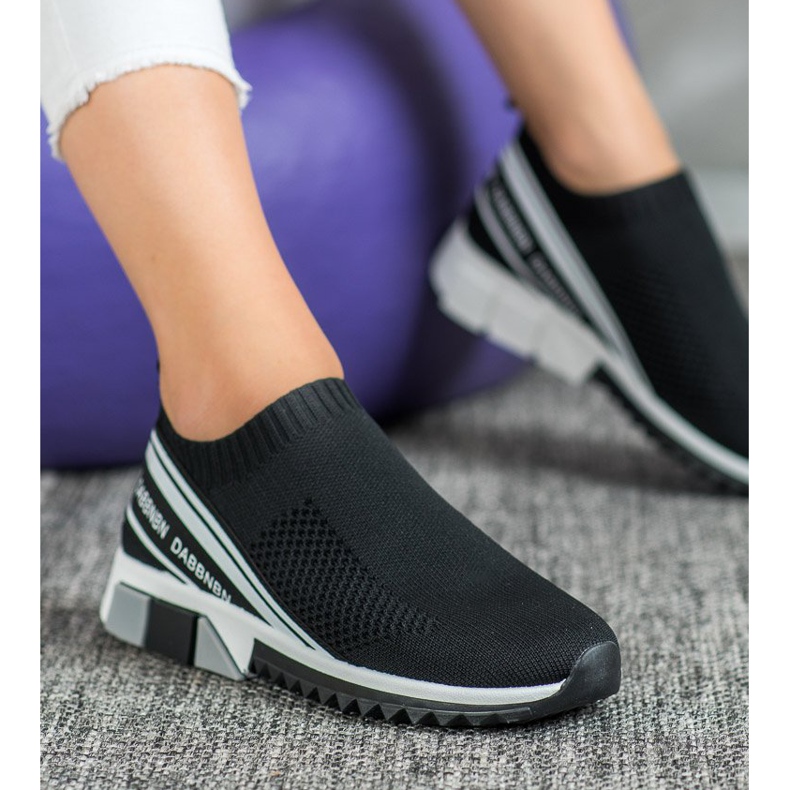 SHELOVET Calzado Deportivo Textil blanco negro 2