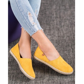 SHELOVET Alpargatas amarillas sin cordones amarillo 1