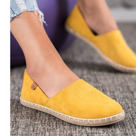 SHELOVET Alpargatas amarillas sin cordones amarillo 5