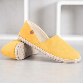 SHELOVET Alpargatas amarillas sin cordones amarillo 3