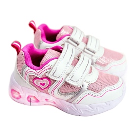 Evento Zapatos deportivos brillantes NOTICIAS 20DZ55-1778 blanco rosa gris 1