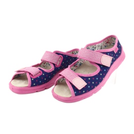 Calzado infantil befado 869Y137 azul marino rosa multicolor 3