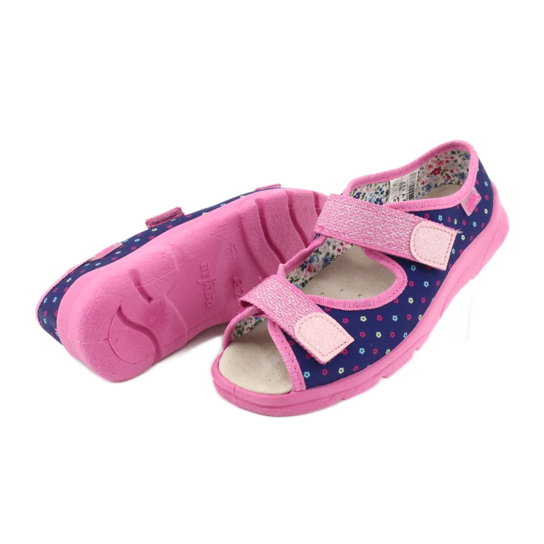 Calzado infantil befado 869Y137 azul marino rosa multicolor 4