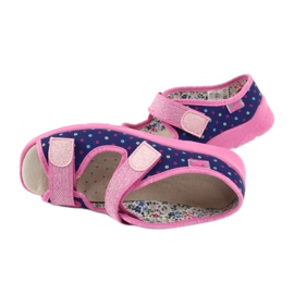 Calzado infantil befado 869Y137 azul marino rosado multicolor 5