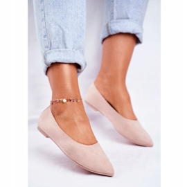 PS1 Bailarinas Mujer Eco-Suede Beige Bellissima 5