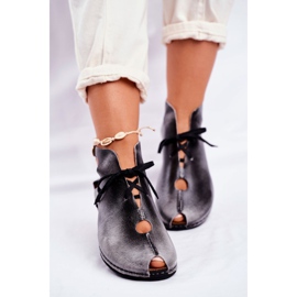 Zapatos brogue de mujer Maciejka Popiel 03426-03 gris 1 Zapatos brogue de mujer Maciejka Popiel 03426-03 gris 1