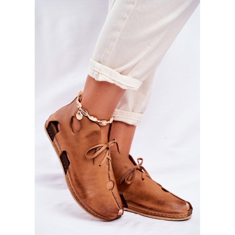 Zapatos brogue para mujer Maciejka Rude 03426-19 marrón 1