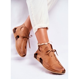 Zapatos brogue para mujer Maciejka Rude 03426-19 marrón 5
