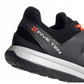 Zapatillas de trekking adidas Access Leather M BC0878 negro naranja 4
