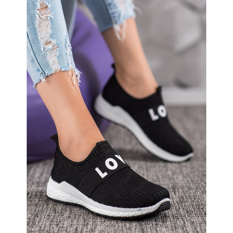 SHELOVET Zapatos sin cordones Love negro 1