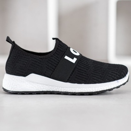 SHELOVET Zapatos sin cordones Love negro 3