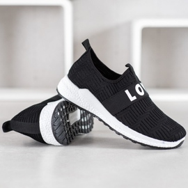 SHELOVET Zapatos sin cordones Love negro 4