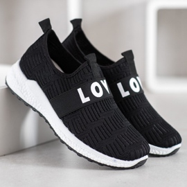 SHELOVET Zapatos sin cordones Love negro 5