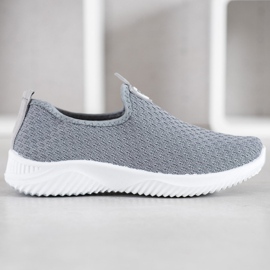 SHELOVET Calzado deportivo calado gris 4