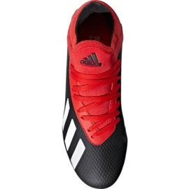 Botas de fútbol adidas X 18.3 Fg Jr BB9370 rojo 1