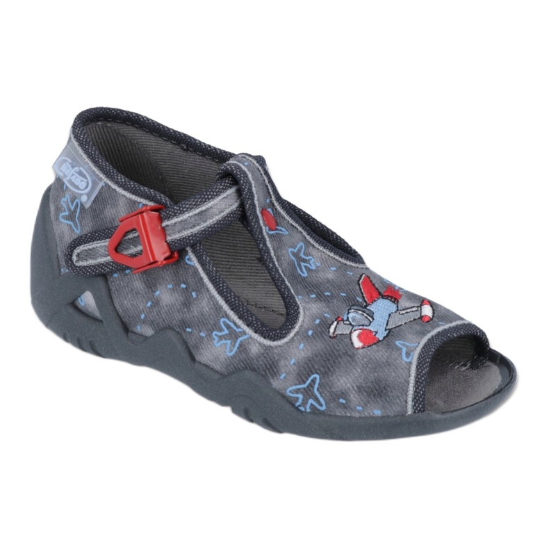 Calzado infantil befado 217P099 rojo azul gris 1