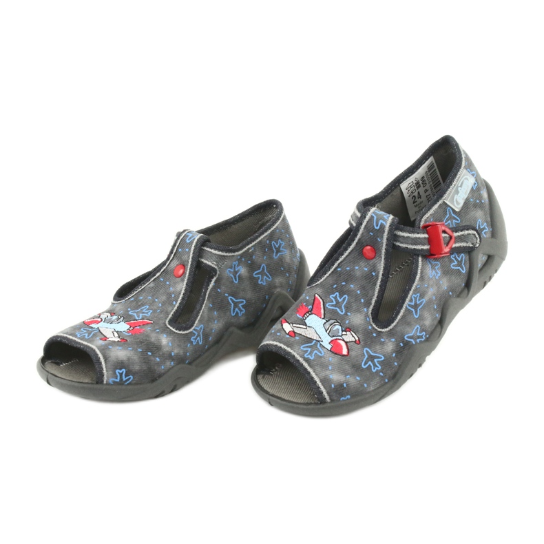 Calzado infantil befado 217P099 rojo azul gris 4