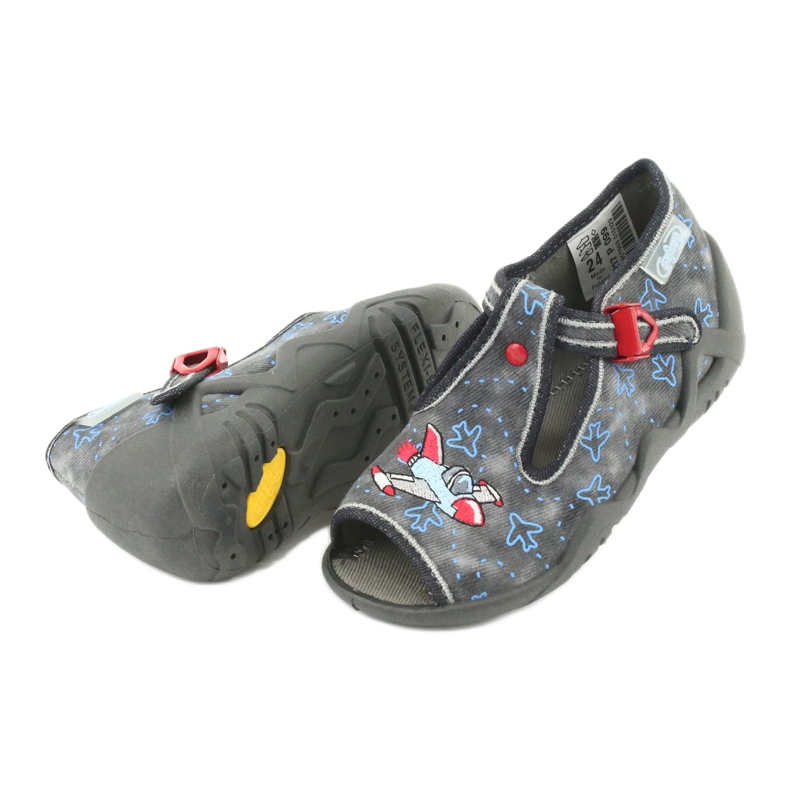 Calzado infantil befado 217P099 rojo azul gris 5