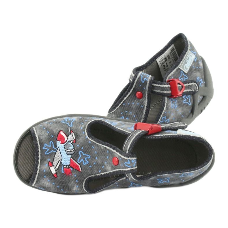 Calzado infantil befado 217P099 rojo azul gris 6