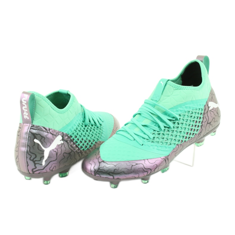 Botas de fútbol Puma Future 2.3 Netfit Fg Ag Color Shift M 104832 01 verde 1