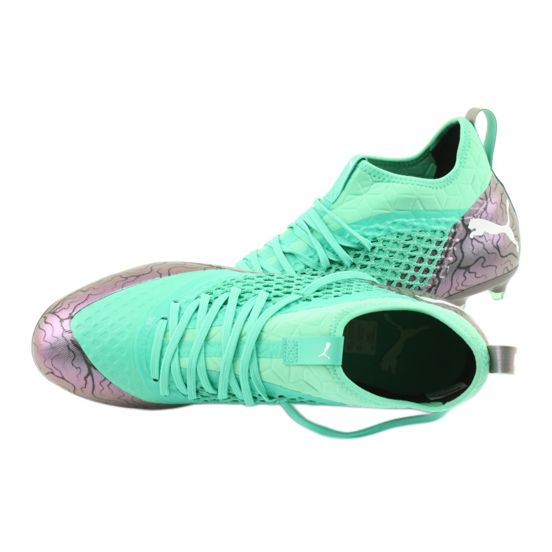 Botas de fútbol Puma Future 2.3 Netfit Fg Ag Color Shift M 104832 01 verde 2