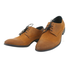 Pilpol Zapatos de cuero para hombres 1730 marrón 2