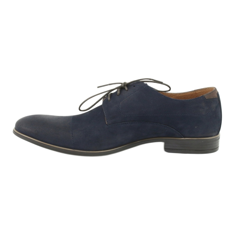 Pilpol 1731 Zapatos de hombre azul marino para hombres 1