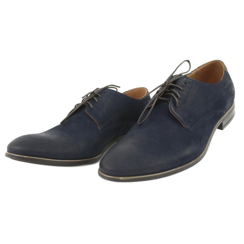 Pilpol 1731 Zapatos de hombre azul marino para hombres 2