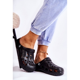 Flameshoes Pantuflas Mujer Eva Luz Negra negro 3