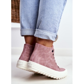 Zapatillas de Mujer Big Star High Warm Pink GG274109 rosado 8