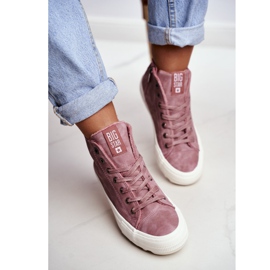 Zapatillas de Mujer Big Star High Warm Pink GG274109 rosado 7