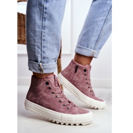 Zapatillas de Mujer Big Star High Warm Pink GG274109 rosado 9