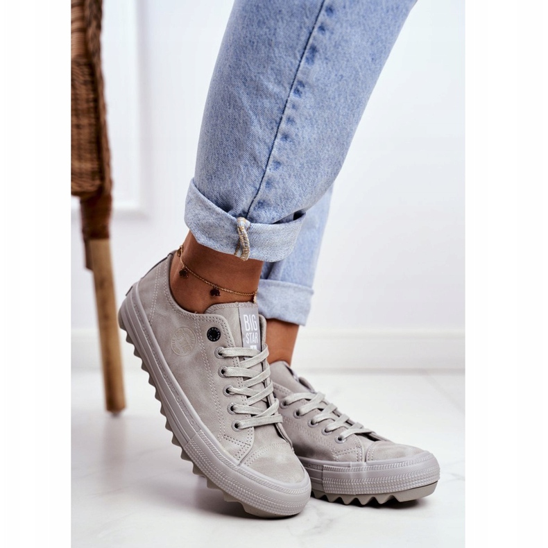 Zapatillas de Mujer Big Star Grey GG274075 gris 1